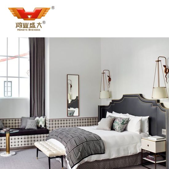 Suite exécutive Nouveaux meubles d'hôtel Chambre à coucher Lit double