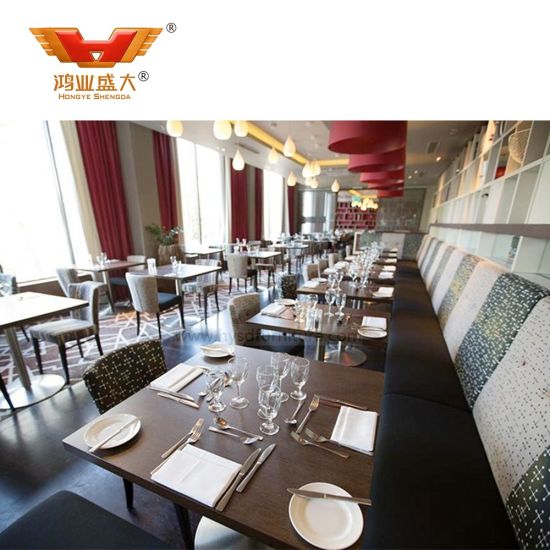 Meubles de restaurant d'hôtel en bois modernes de luxe en gros