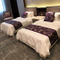 Meubles d'hôtel 5 étoiles de luxe de table de nuit de chambre à coucher d'hôtel moderne fait sur commande