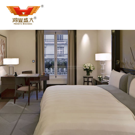 Ensemble de chambre de meubles de lit d'hôtel cinq étoiles sur mesure