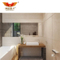 Ensemble de vanité de salle de bains de meubles d'hôtel d'appartement de luxe sur mesure