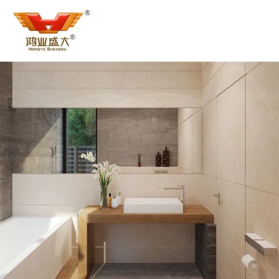 Ensemble de vanité de salle de bains de meubles d'hôtel d'appartement de luxe sur mesure
