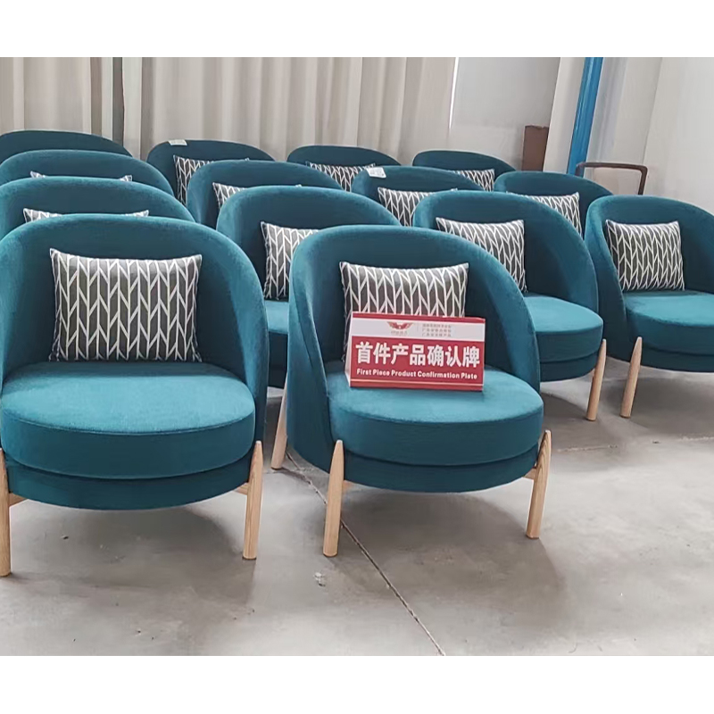 Fauteuil de hall d'hôtel, chaises longues contractuelles modernes