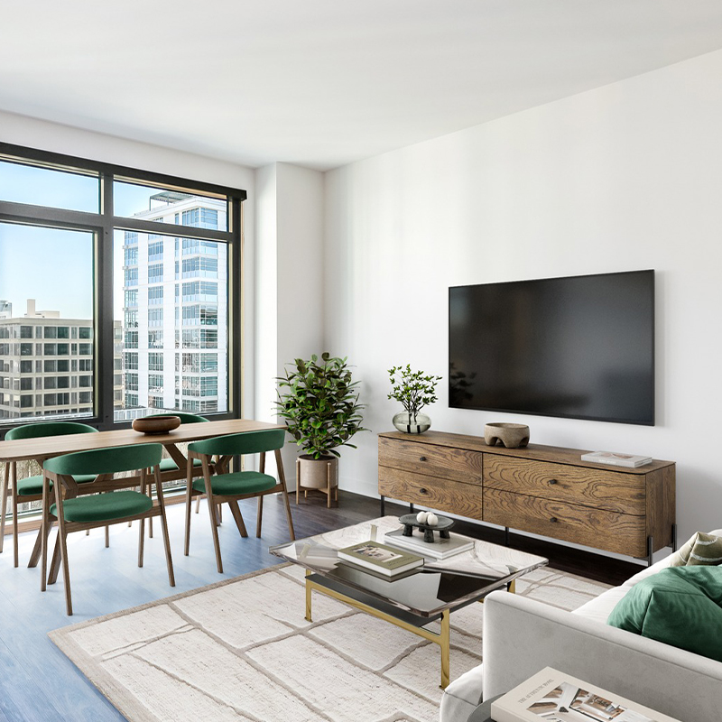 Mobilier résidentiel contractuel Projets immobiliers Solutions d'appartements pour petits espaces