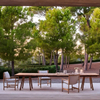 Collection de mobilier d'extérieur d'hôtel de luxe inspirée par un designer pour patio et terrasse