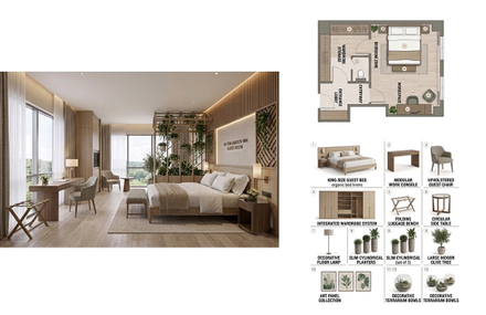 Hilton Garden Inn (chambre)