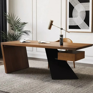 Bureau d'écriture en bois de forme incurvée de suite d'hôtel moderne