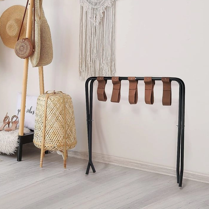 Porte-bagages pliant pour chambre d'hôtel