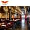 Tables et chaises en bois sur mesure de luxe modernes pour restaurant