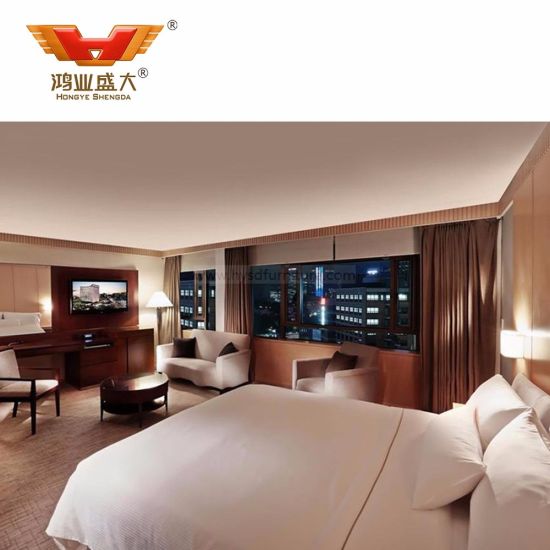 Meubles de chambre à coucher classiques de luxe commerciaux adaptés aux besoins du client d'hôtel 3 étoiles
