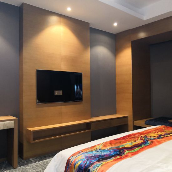 Meubles de motel d'hôtel de chambre à coucher de luxe royal de style européen de haute qualité