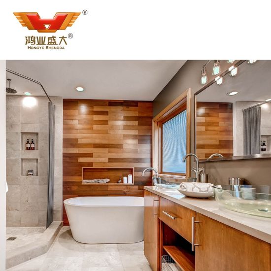 Meubles en bois massif 5 étoiles, vanité de salle de bains d'hôtel de luxe