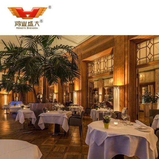 Tables et chaises d'hôtel sur mesure pour restaurant