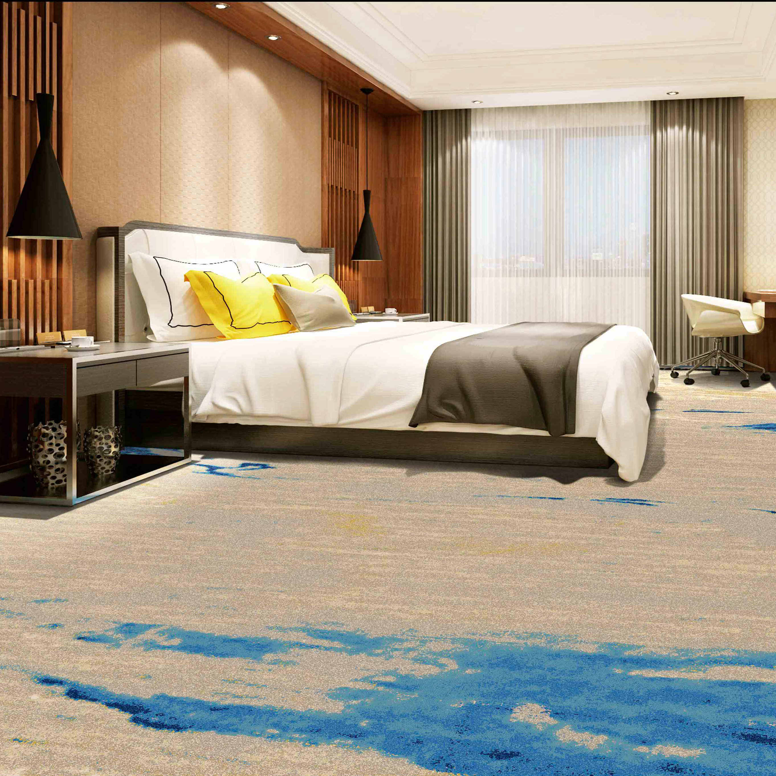 Tapis de luxe haut de gamme pour suites d'hôtel