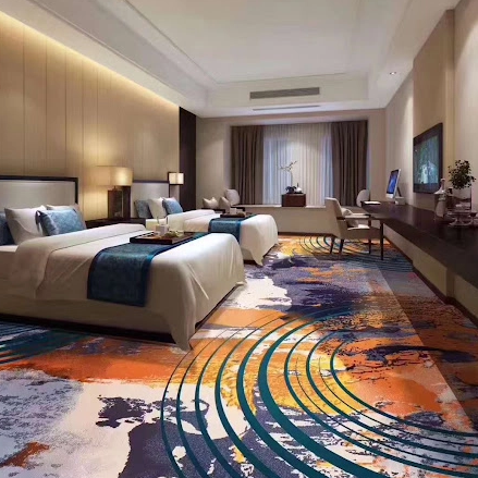 Tapis de luxe haut de gamme pour suites d'hôtel