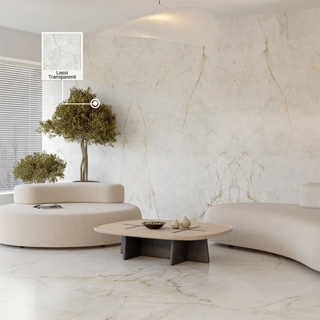 Service à guichet unique de meubles décoratifs en pierre frittée d'hôtel pour l'intérieur