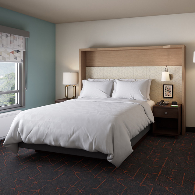 Ensemble de meubles de chambre à coucher d'hôtel de style Waldorf Astoria