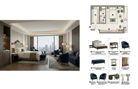 Conrad & Waldorf Astoria(Chambre d"hôtes)
