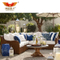 Mobilier extérieur de jardin de salon d'hôtel moderne de luxe