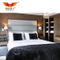 Ensemble de meubles de chambre à coucher en bois à haute brillance d'hôtel commercial personnalisé