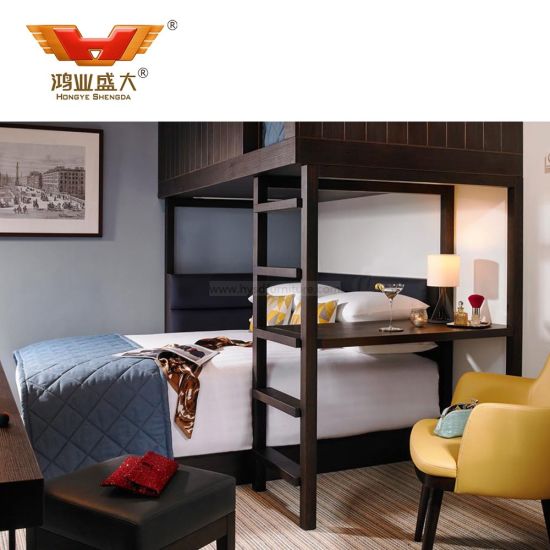 Meubles en bois de restaurant de chambre à coucher d'hôtel de conception moderne