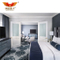 Meubles modernes de lit de chambre à coucher de luxe d'hôtel professionnel