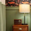 Meubles fonctionnels modernes de chambre à coucher d'hôtel de banc tapissé
