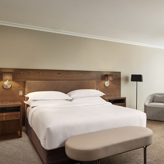 Lit de meubles d'hôtel de luxe de vente directe d'usine pour la chambre à coucher