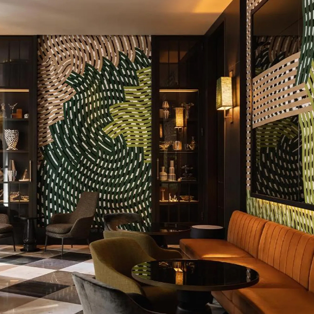 Art mural décoratif de luxe, illustration d'hôtel, pour chambre d'hôtellerie