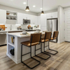 Kitchen Island Furniture Tabourets de bar en cuir de style contemporain