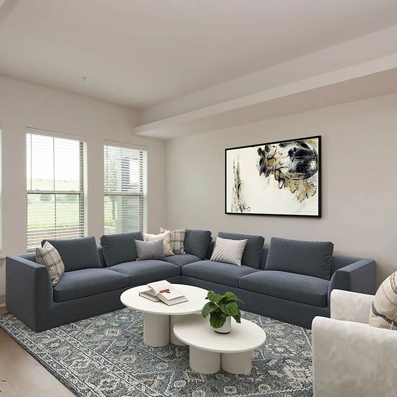 Suite de meubles d'intérieur complets pour projets résidentiels