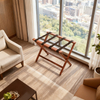 Porte-bagages d'hôtel pliable pour chambres d'hôtes