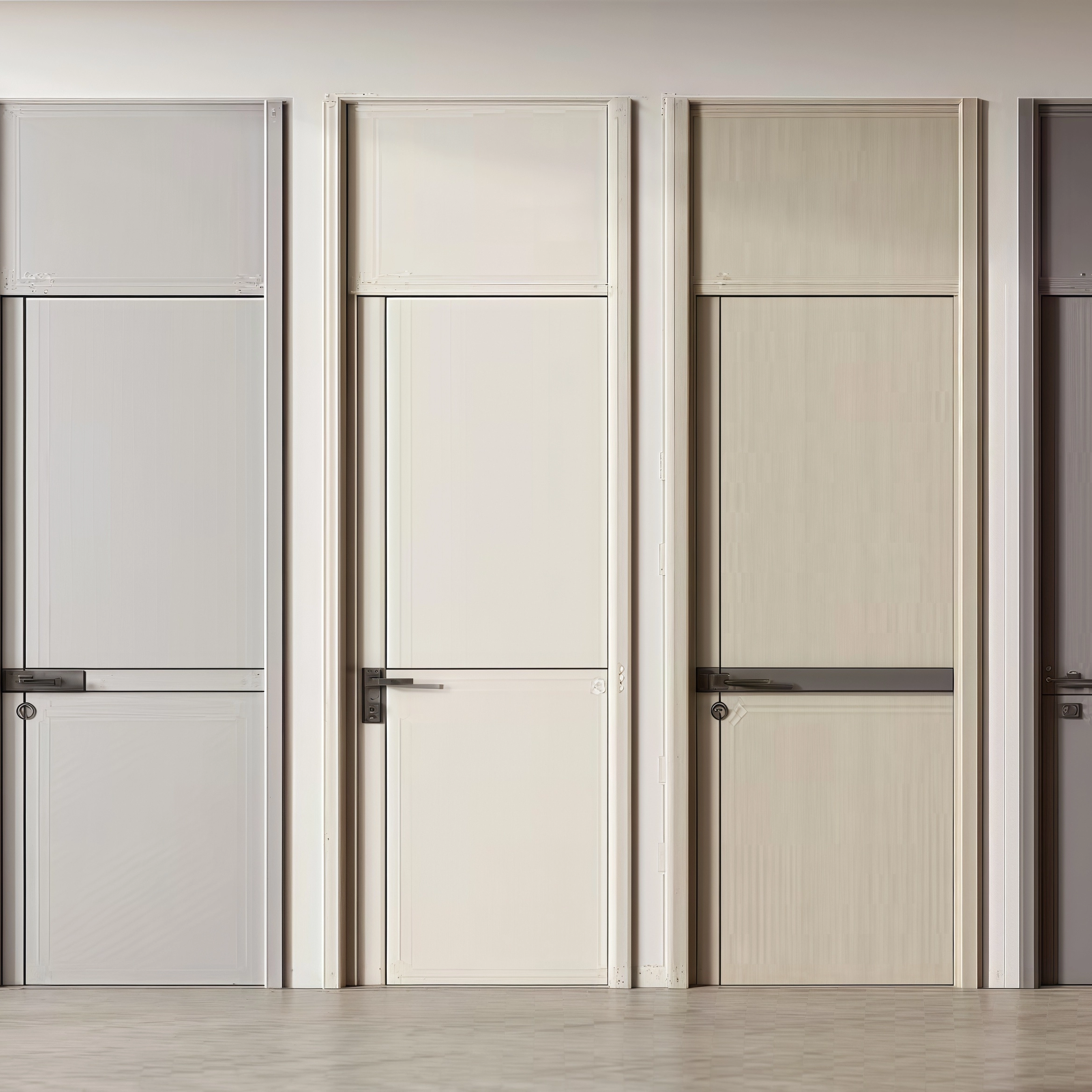 Porte intérieure en bois personnalisée pour hôtel