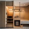 Armoire en bois sur mesure pour meubles de suite d'hôtel de chambre à coucher