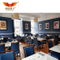 Tables et chaises en bois sur mesure de luxe modernes pour restaurant