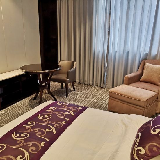 Meubles d'hôtel 5 étoiles de luxe de table de nuit de chambre à coucher d'hôtel moderne fait sur commande