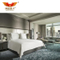Meubles modernes de lit de chambre à coucher de luxe d'hôtel professionnel
