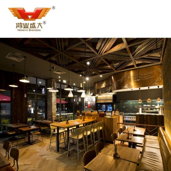 Nouveau mobilier de restaurant industriel d'hôtel de conception
