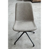 Chaise longue pivotante en similicuir à dossier haut