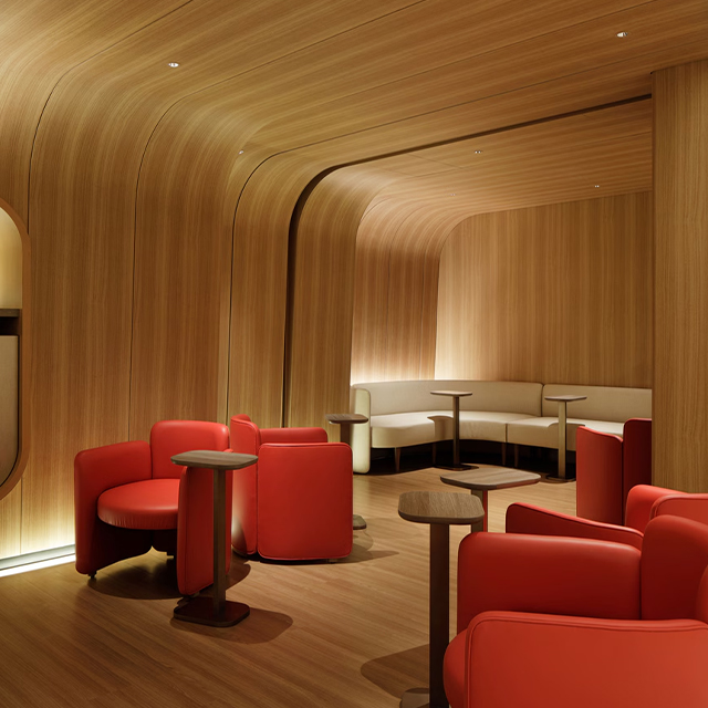 Panneaux muraux acoustiques d'hôtel de meubles de conception d'intérieur