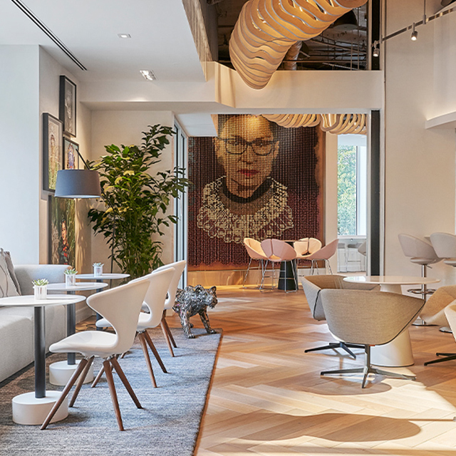 Peinture murale décoration intérieure Design hôtel oeuvre