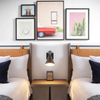 Art mural décoratif de luxe, illustration d'hôtel, pour chambre d'hôtellerie
