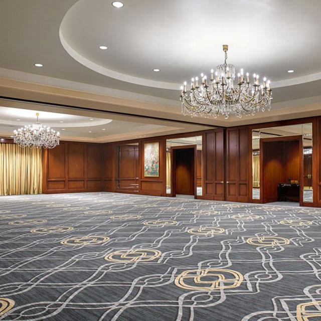 Tapis d'hôtel 5 étoiles de luxe commercial de zone de chambre à coucher de hall