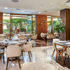 Ensemble de meubles de restaurant d'hôtel en marbre personnalisé