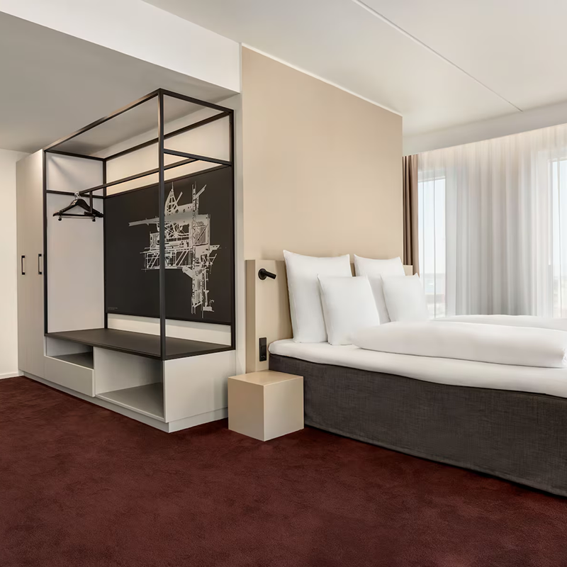 Armoire de chambre d'hôtel moderne avec grand rangement