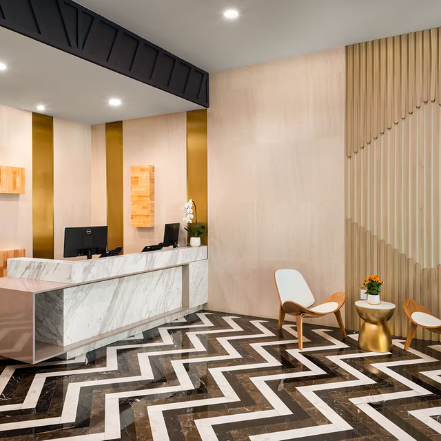 Panneaux muraux imperméables décoratifs d'hôtel
