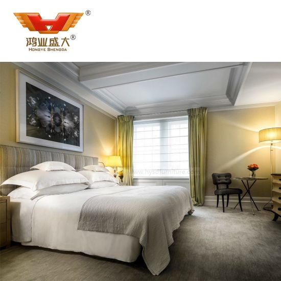 Chambres de meubles à grand prix, lit moderne de luxe pour hôtel