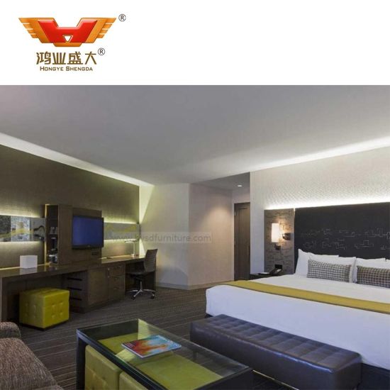 Ensemble de meubles de chambre à coucher d'hôtel de luxe à bas prix