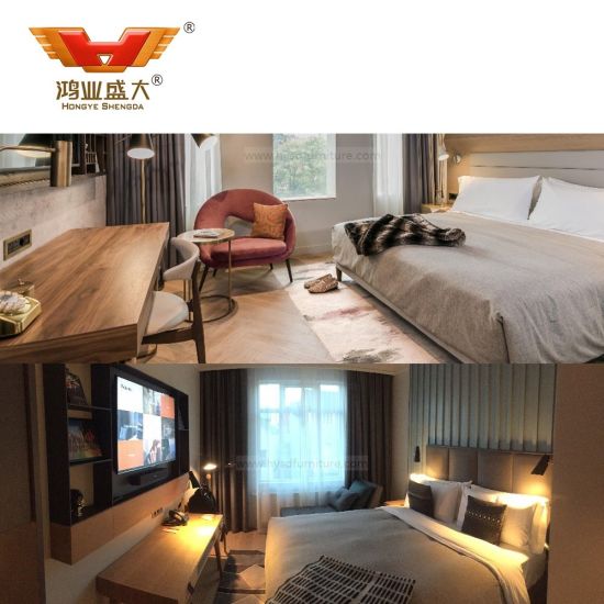 Meubles de chambre à coucher complets d'hôtel personnalisés de conception personnalisée