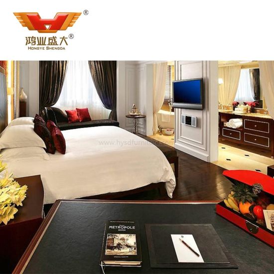 Meubles de chambre à coucher complets d'hôtel personnalisés de conception personnalisée